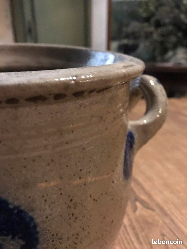 Ancien pot saloir en grès vernissé alsacien Betschdorf (image 4)