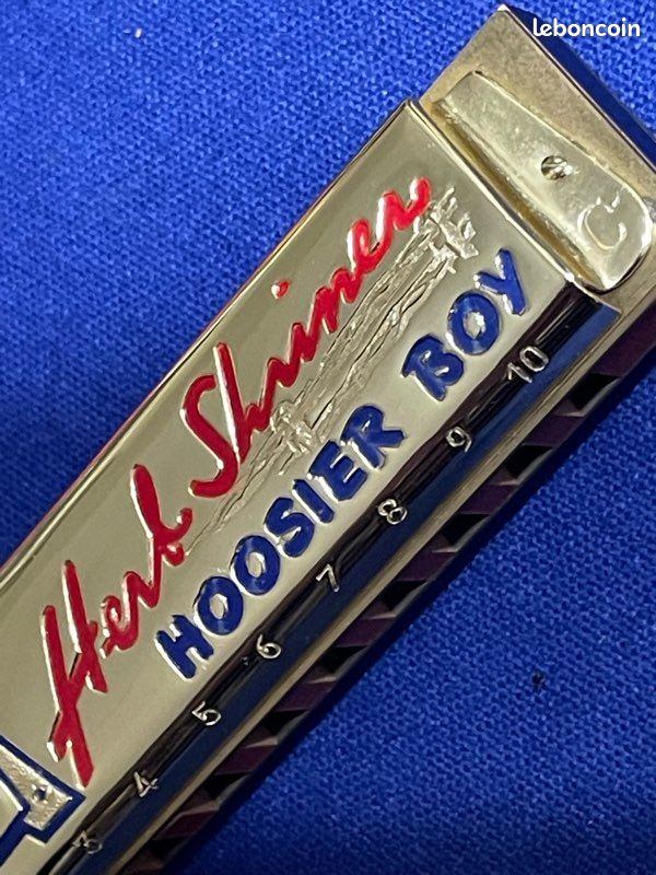 Magnifique et rare harmonica diatonique Hohner Herb Schriner - collector (image 5)