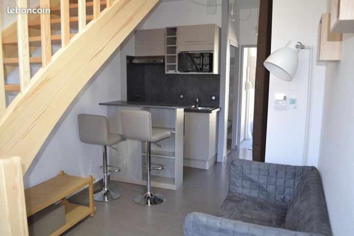 Appartement meublé 2 pièces en duplex