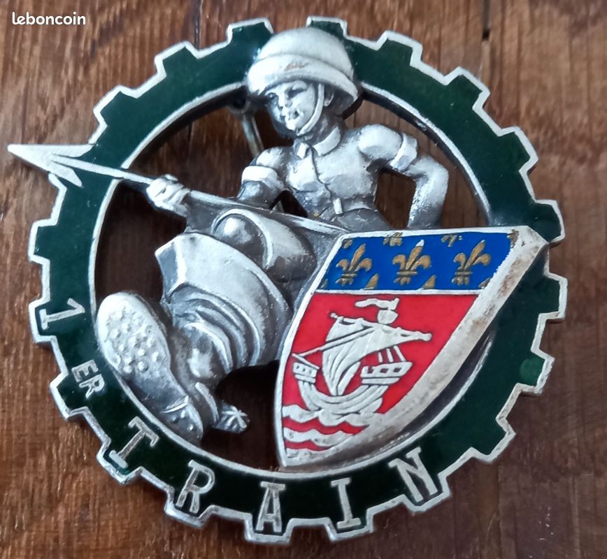 Insigne Militaire Vintage - 503° Régiment Du Train E.C.R / Drago - Très Bon État