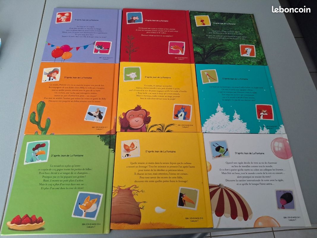 Lot de 9 livres Mac Donalds les petits secrets des fables (image 2)