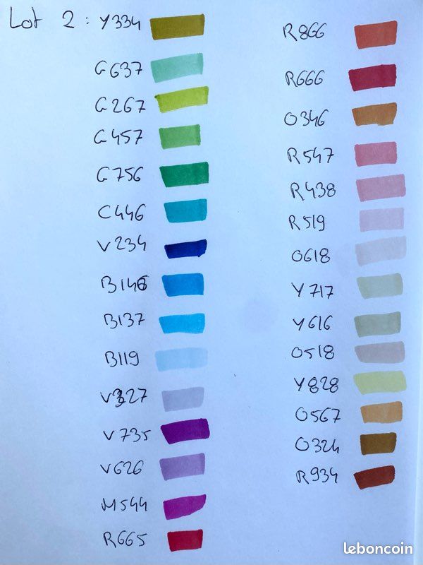 Lot de 29 promarkers Windsor & newton (image 5)
