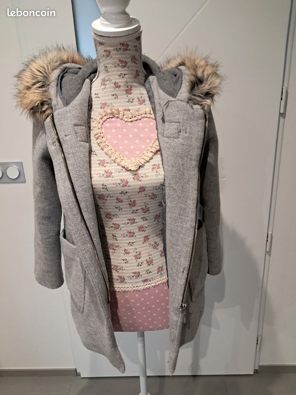 Manteau Zara Pour Fille 13-14 Ans - Occasion En Très Bon état, Vêtement D'hiver Ou Mi-saison