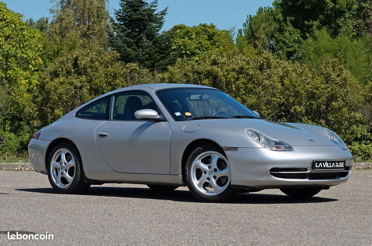 Porsche 996.1 Carrera Boite Mécanique Gris Arctique Intérieur Cuir noir Sièges Chauffants Phares Xénon (image 1)