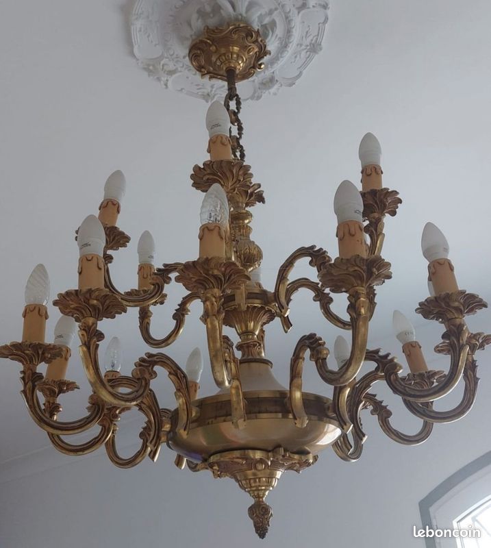 Lustre Vintage sur 2 niveaux (image 1)