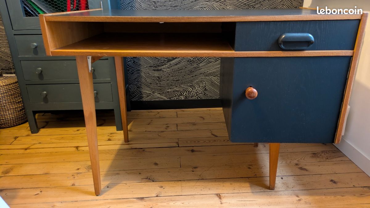 Bureau vintage relooké (image 1)