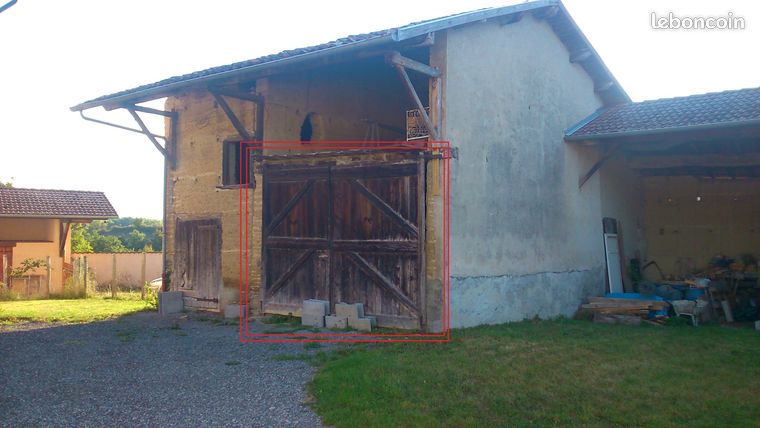 Porte de grange ancienne bois d'occasion - Bricolage - leboncoin