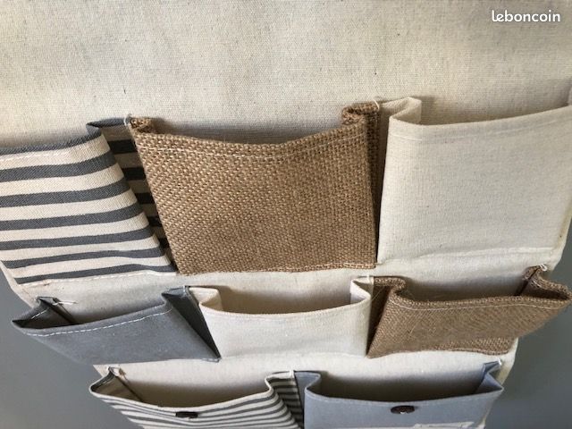Vide poche en toile de jute (image 5)