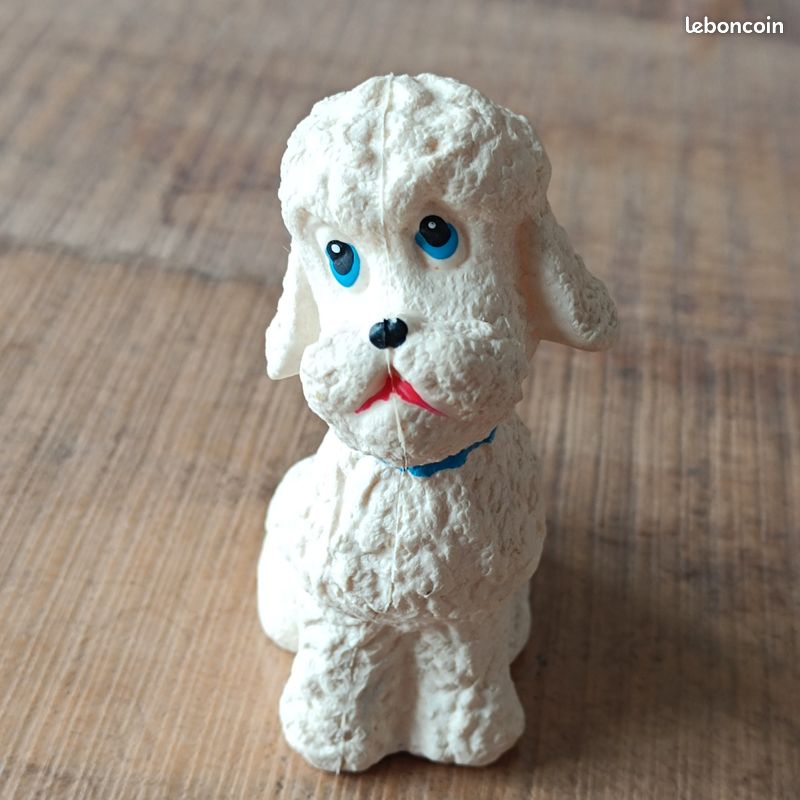 Jouet Pouet-Pouet Chien Vintage - Rubbertoys - Caoutchouc - Très Bon état