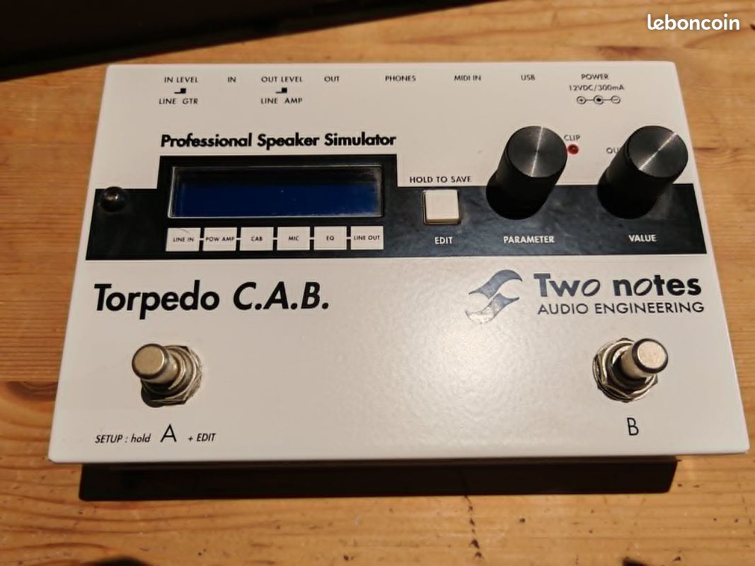 Two Notes Torpedo CAB – Comme neuf – Complet (image 2)