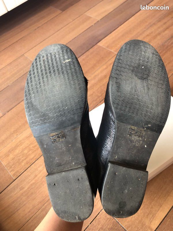 Bottines Mellow Yellow noires taille 38 Chaussures