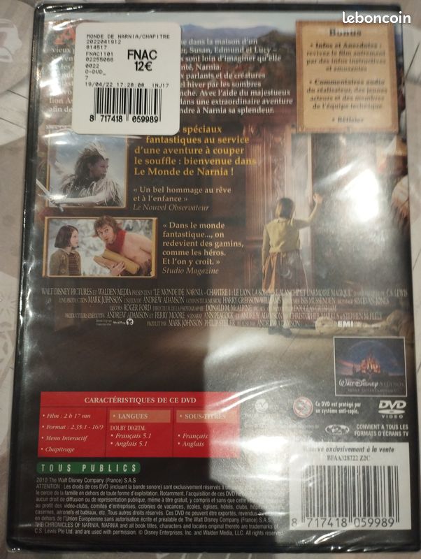 DVD Narnia (image 2)