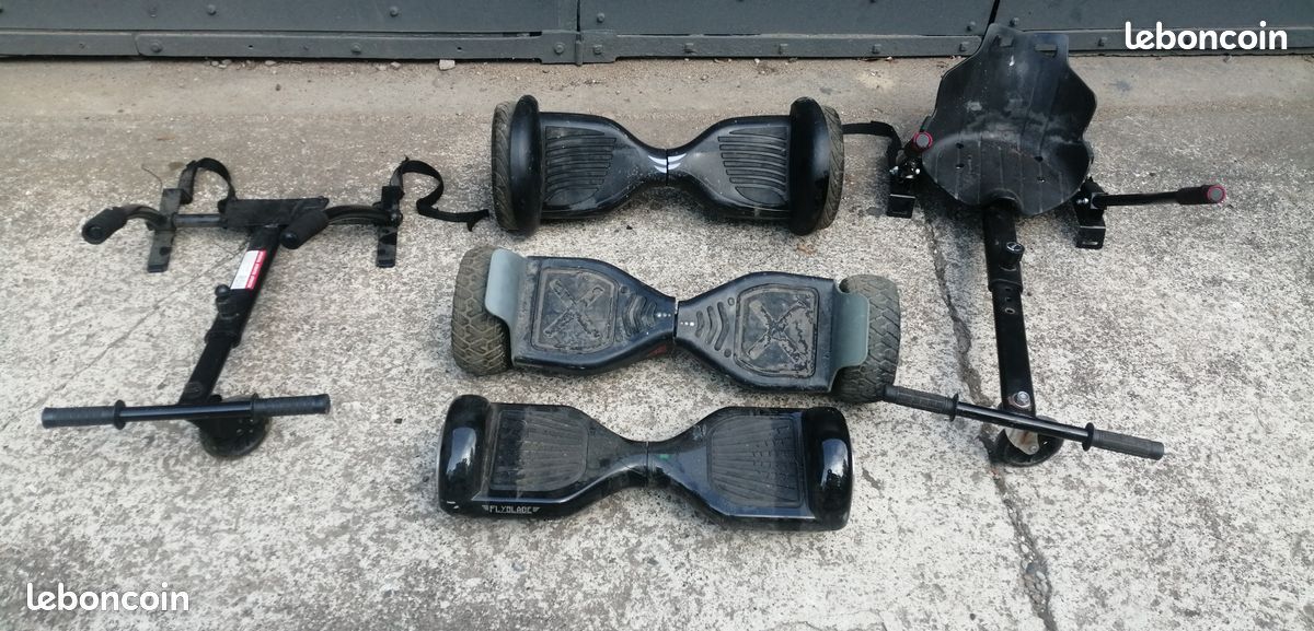 Petit Hoverboard avec batterie HS et sans chargeur et 2 hoverkart je n'ai plus les 2 gros Envoi possible pour bricoleur 15 euros le tout (image 12)