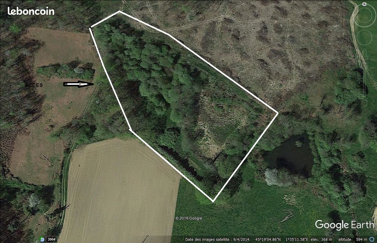 Terrain de loisirs agricole · à Saint-Pardoux-l'Ortigier · 42 000 €
