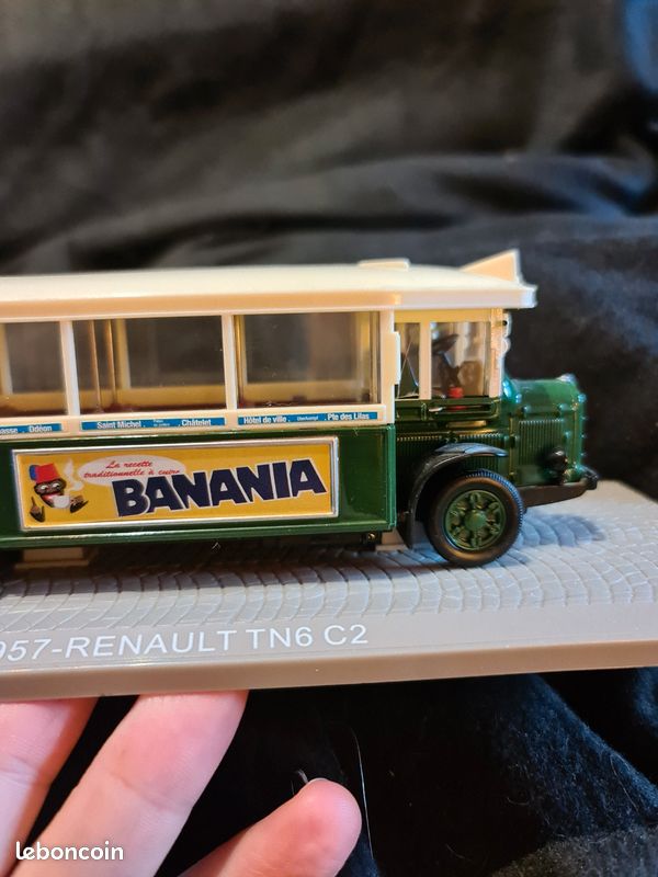 Modèle Réduit De Bus Renault TN6 C2 Paris 1961 - Échelle 1/43 Par Eligor/Atlas - Avec Pin's Métropolitain - Occasion Très Bon état