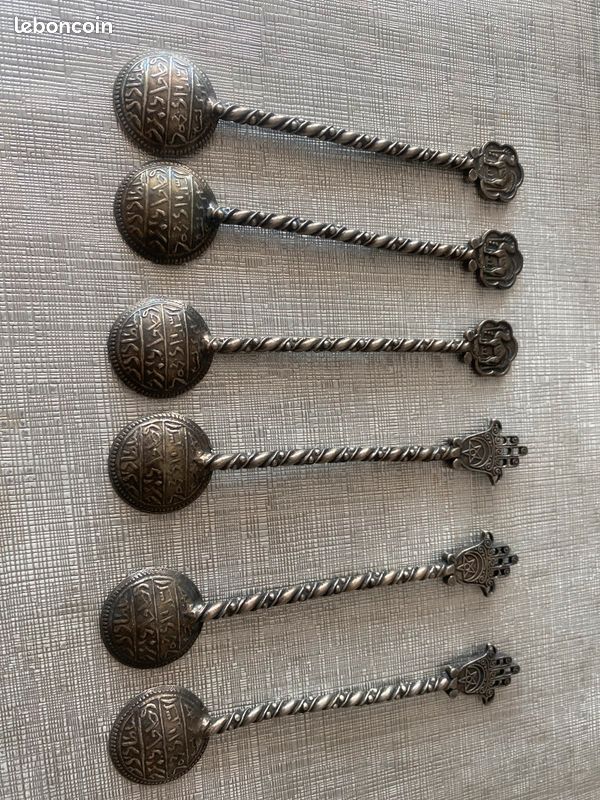 6 cuillères argent Oriental (image 2)