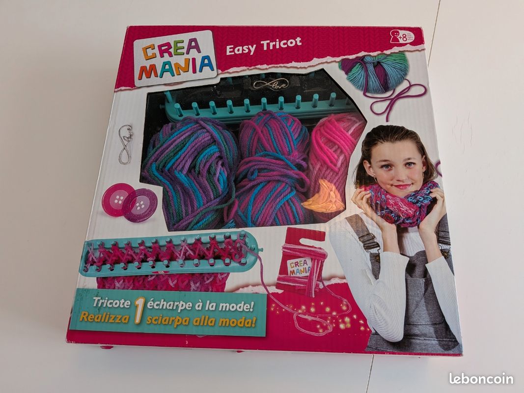 Mon Premier Kit De Tricot Pour Enfants - Kit Loisirs Créatifs Laine Et Aiguilles