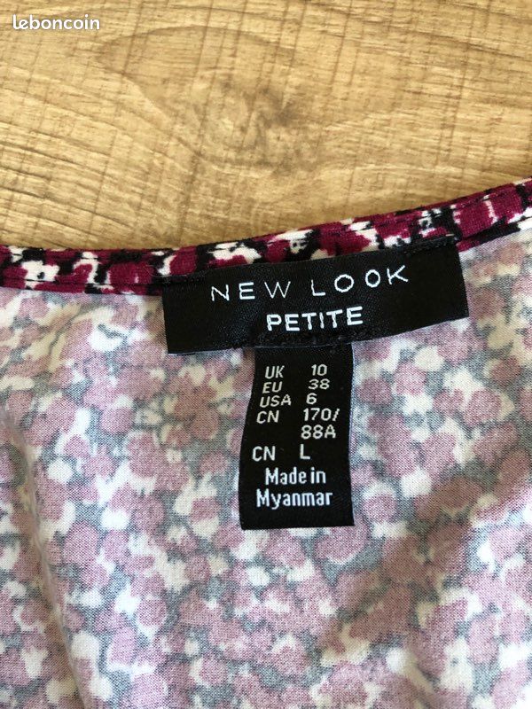 Robe imprimée à manches longues New Look taille 38 jamais portée (image 9)