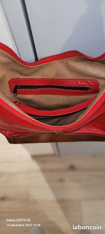 SAC à MAIN rouge (image 4)