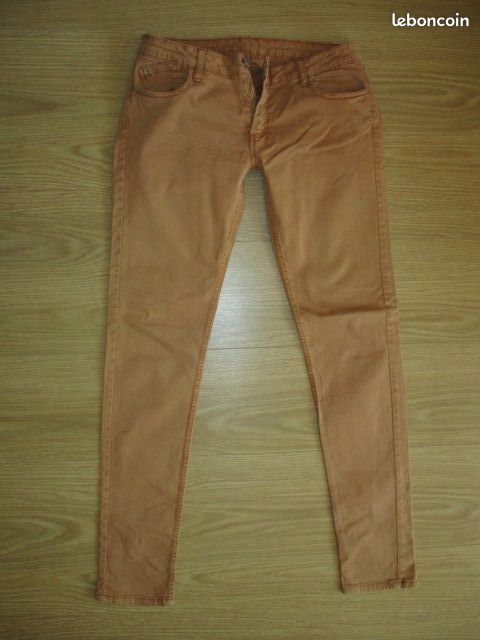 Le Temps des Cerises femme jeans slim stretch camel W30 T/fr40