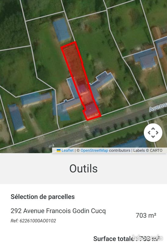 Parcelle centre-ville de Cucq · 500 000 €