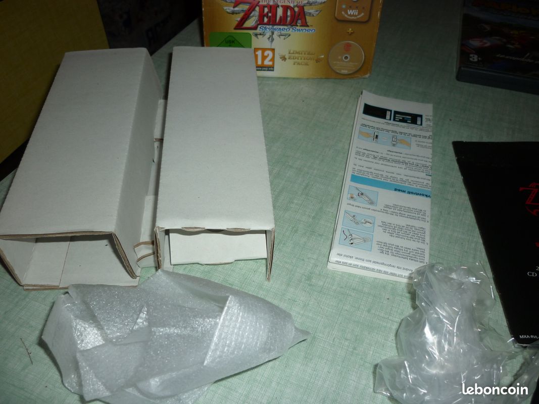 Boîte Et Notice De Jeu Wii Zelda - Vide (Sans Jeu) - Bon État