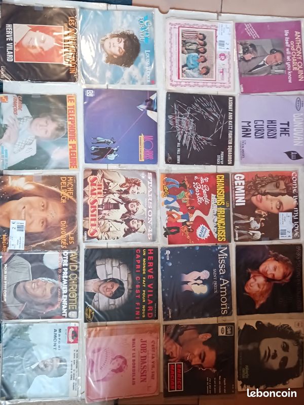 Gros lot vinyles 45 tours année 60-70-80 (image 15)