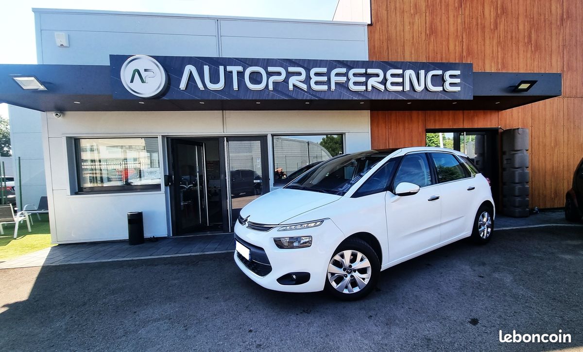 Citroen C4 PICASSO HDI 115CH EXCLUSIVE ETG6*TOIT PANORAMIQUE*ATTELAGE*PALETTE AU VOLANT*RADAR (image 1)