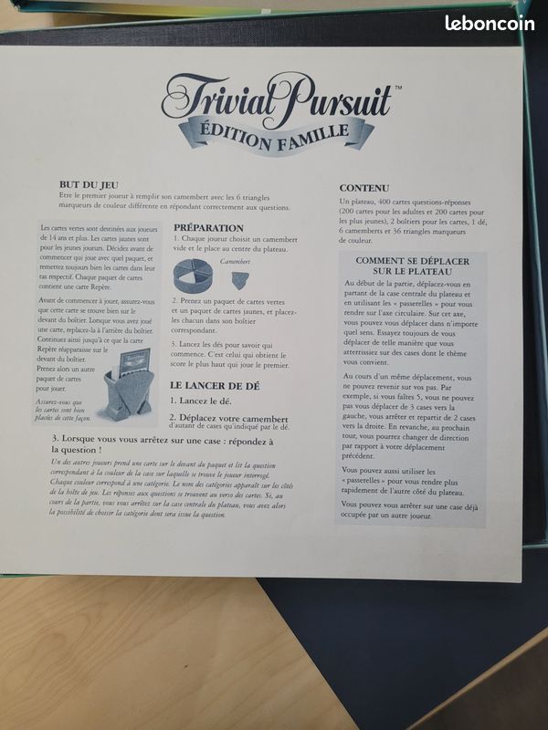 Trivial Pursuit édition famille 2001 (image 4)