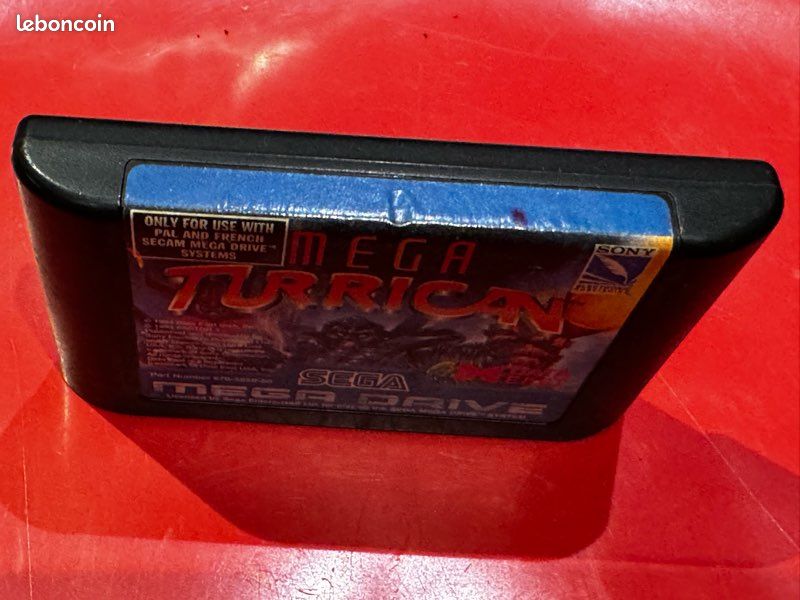 Mega Turrican Sega Megasrive 1993 og cartouche seul (image 2)