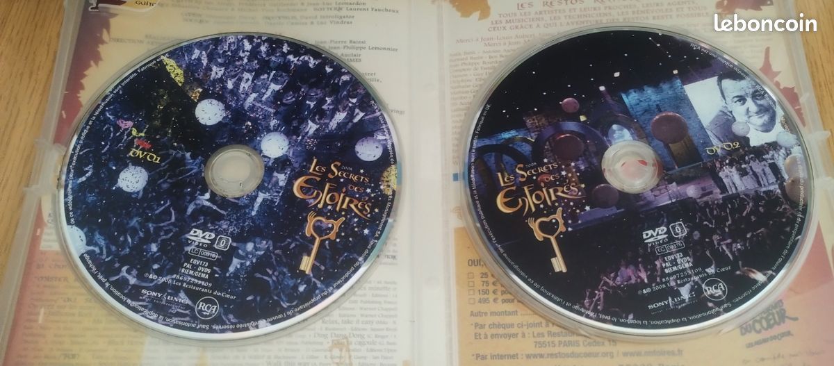 Lot de 4 DVD " les enfoirés" (image 10)