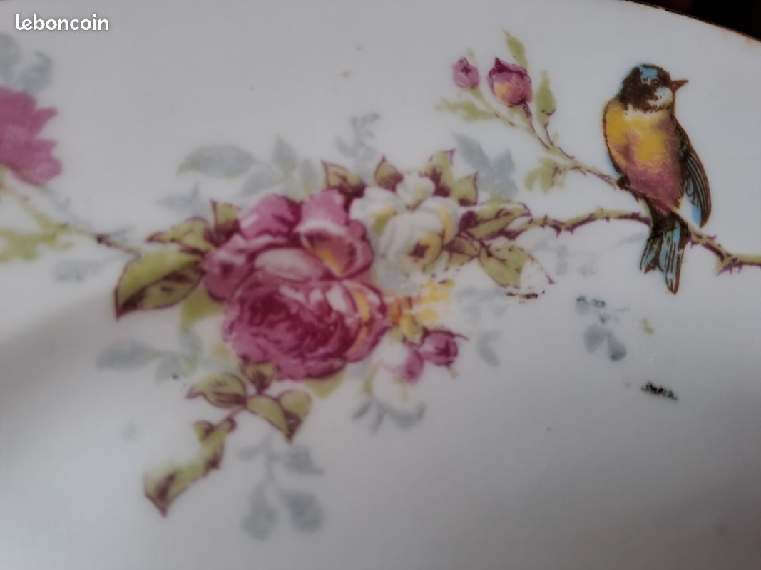 Lot de 6 assiettes limoge BRP (image 4)