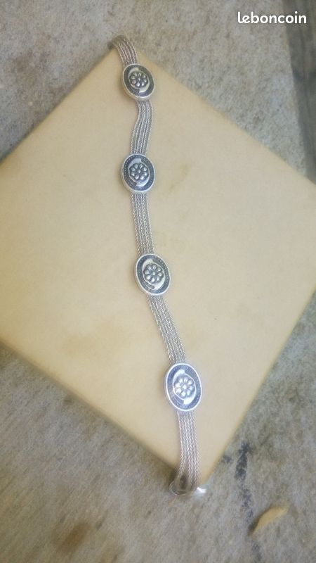 Gourmette en argent (image 1)