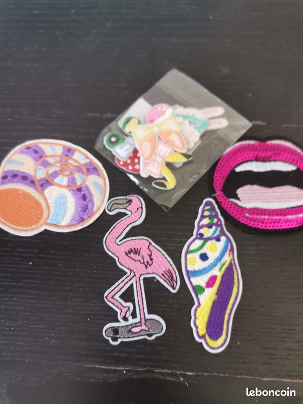 Eterspr 9 Pièces Patch De Broderie, Écusson Rond Brodé, Autocollant De Patch Décoratifs, Pour Autocollants En Tissu Brodés Pour Vêtements, Sacs à Dos, Boîtes, Chapeaux