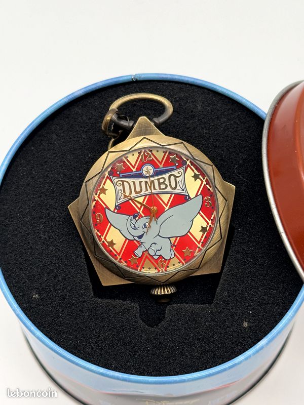 Montre à Gousset Dumbo SEGA Disney Japan dorée (image 1)