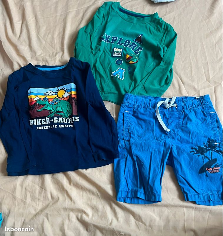 Lot De Vêtements Garçon 3/4 Ans - Taille 98 - Occasion En Très Bon état - Multicouleur