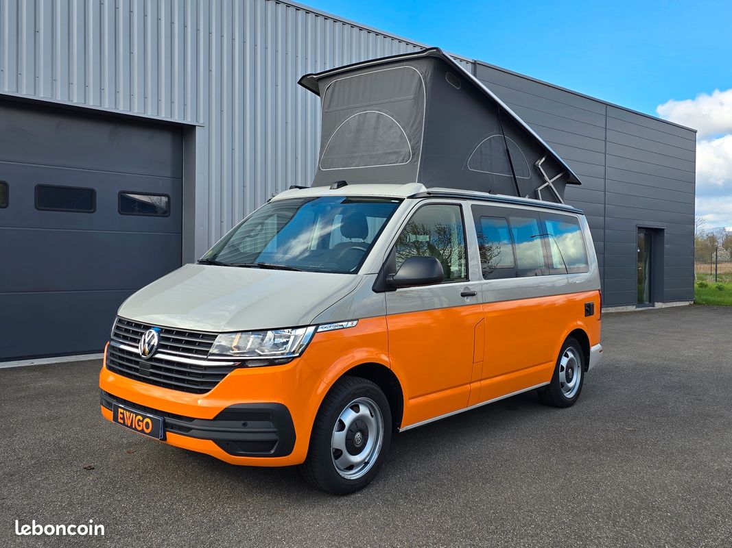 VOLKSWAGEN CALIFORNIA COAST 2.0 TDI150ch DSG CARPLAY/IMMAT FR COVERING ORANGE garantie VW 08/2028 (image 4)