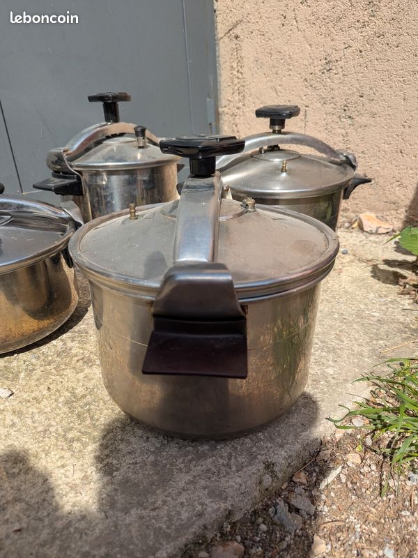 Grande Cocotte-Minute SEB Aluminium 22L - Made In France, Vintage Années 60-80
