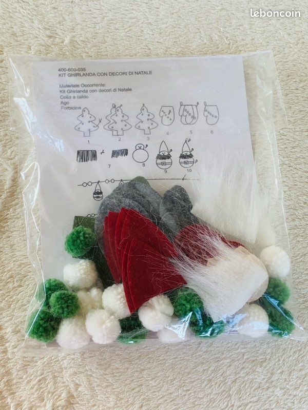 Kit guirlande à faire Noel en feutrine Country Decor (image 2)