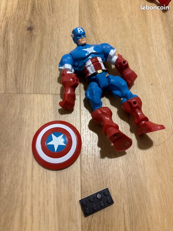 Lot Captain America,spiderman,power ranger et tortue ninja leonardo (image 3)