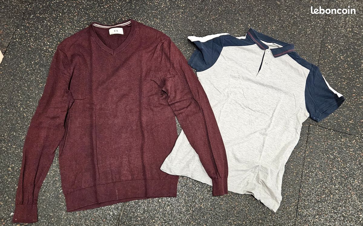 Lot pull et polo C&A été Jules (image 1)