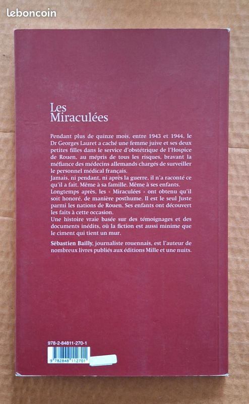 Les Miraculées roman de Sébastien Bailly (image 4)