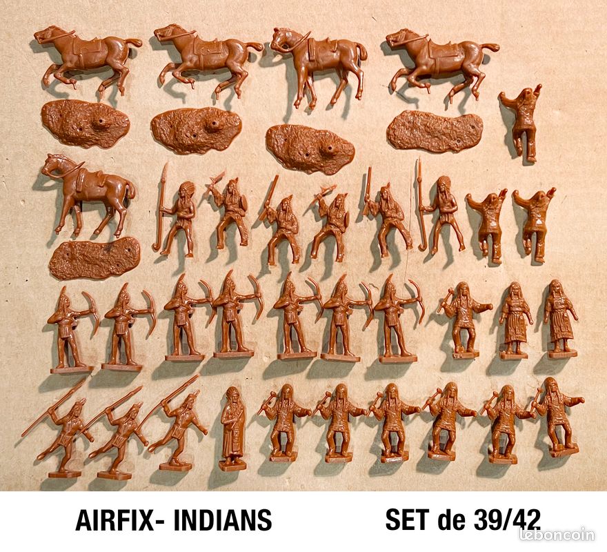 Figurines Soldats Chevaliers Moyen Âge 1/72 - Marque Airfix Ou Atlantic ? - Occasion - Lot 02