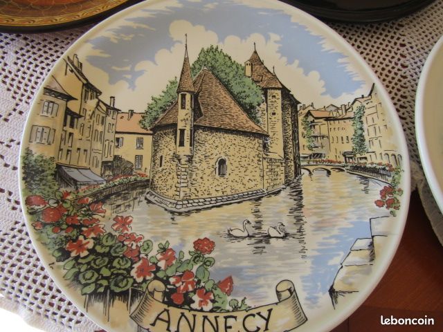 Assiette décorative "Annecy (image 1)