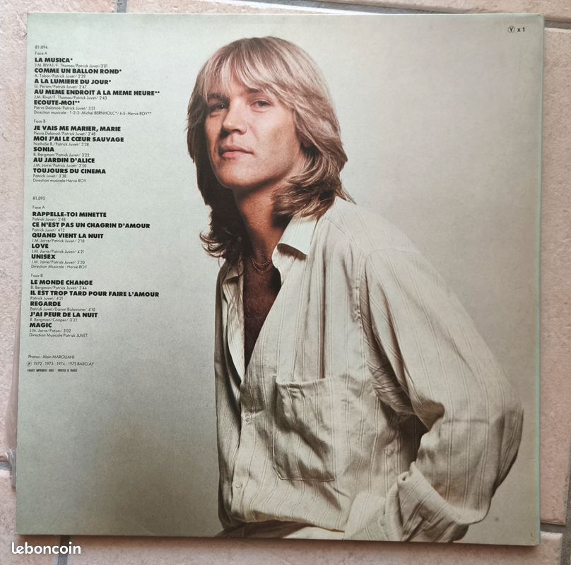 PATRICK JUVET ( double album 33 tours) (image 3)