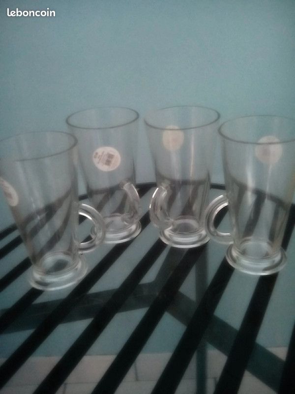 Set de 4 Verres mugs Neufs (image 1)