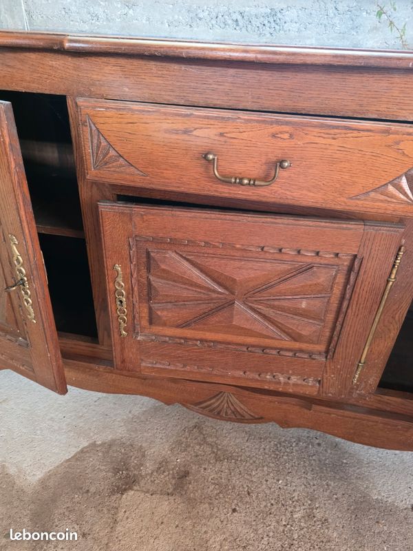 Buffet enfilade rustique bois massif (image 1)