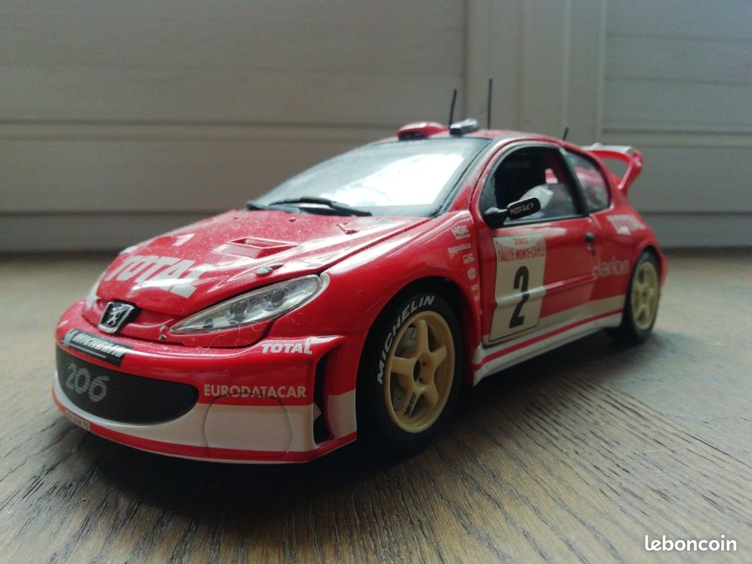 Peugeot 206 WRC Burns Rally Monte Carlo 2002 IXO Ref RAM069