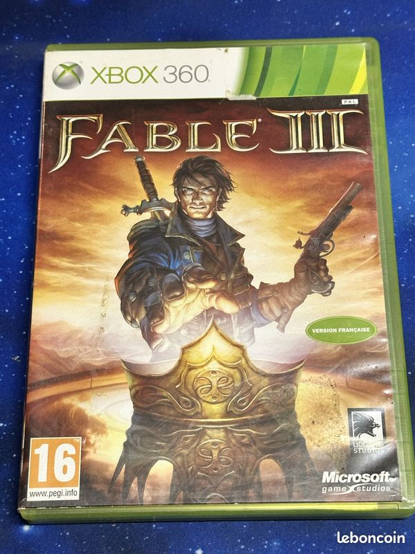 Jeu Fable 3 Sur Xbox 360 - Complet En Boîte, Très Bon état - Version Française