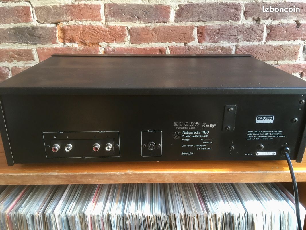 Platine Cassette Nakamichi 480 Argent – Hi-Fi Stéréo Garantie 1 An